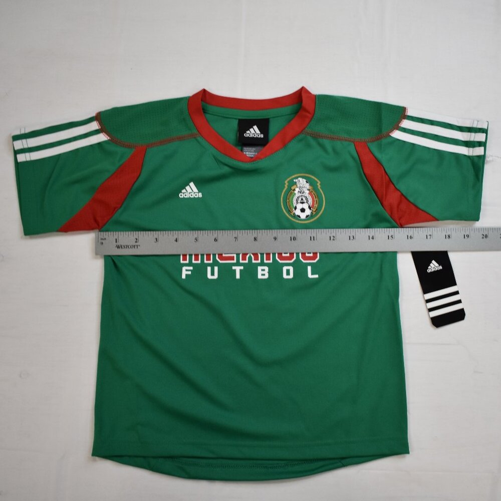 adidas Little Kids Mexico El Tri Selección Futbol Soccer Jersey New M (5-6) - Picture 3 of 11